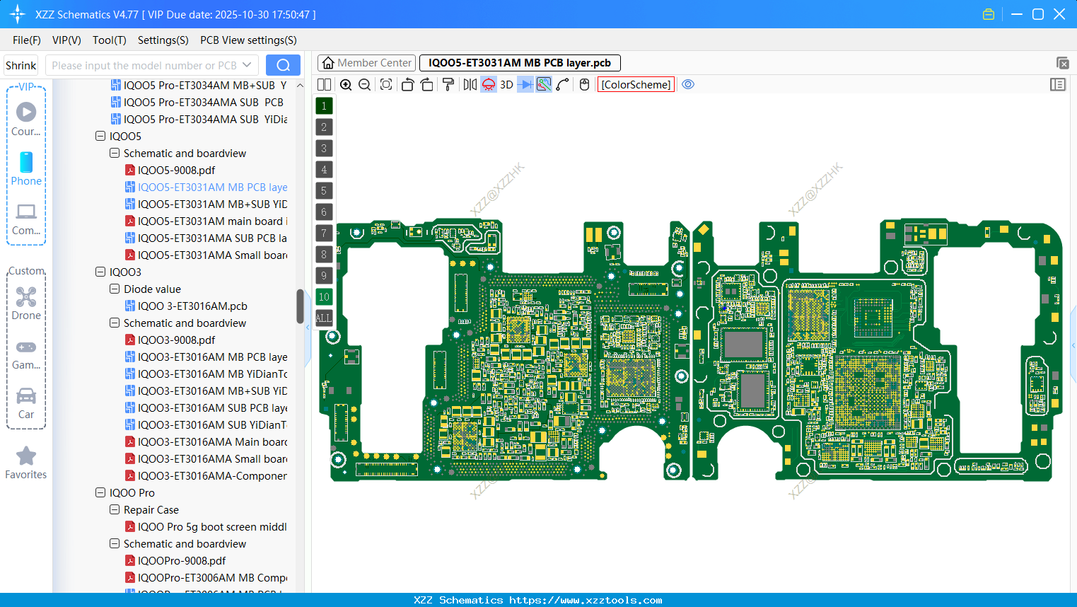 VIVO IQOO5-ET3031AM MB PCB Layer
